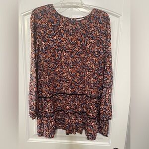 J. Jill - Tiered top with smocked panel